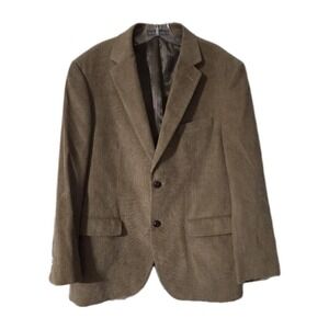Dockers Classic Corduroy Blazer Sportcoat Jacket, Tan, 46R